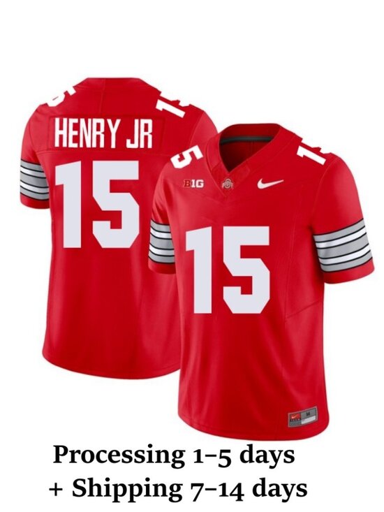 Other - Mens Youths Select Chris Henry Jr Vapor Jersey Scarlet Stitched